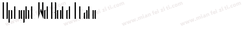 Uptight Wd Bold Italic字体转换